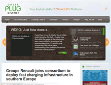 Tablet Screenshot of greenplug.nu